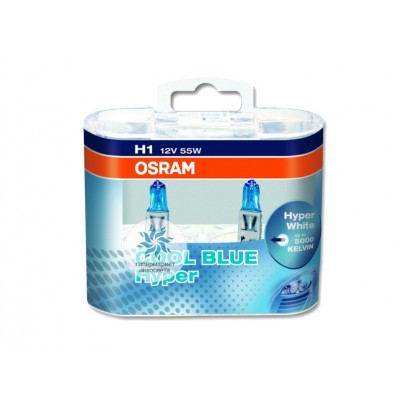 Набор галогеновых ламп Osram H1 64150CBH Cool Blue Hyper 5000K